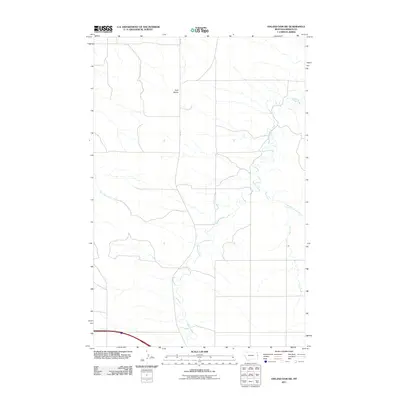 2011 Map of Odland Dam SW, 2011 Print