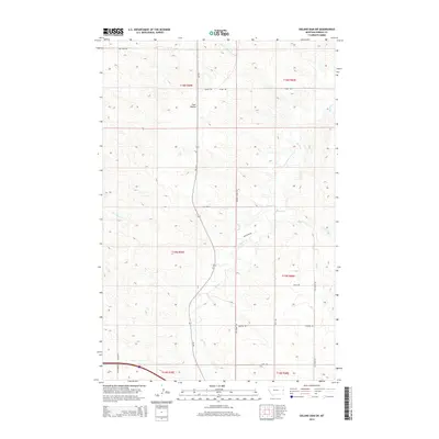 2014 Map of Odland Dam SW, 2014 Print