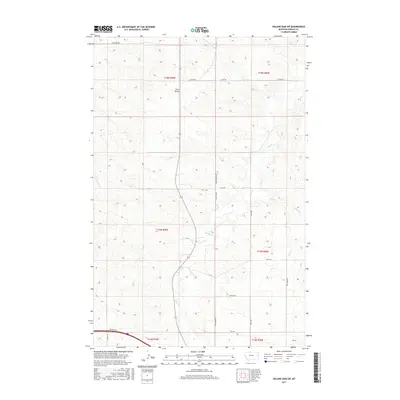 2017 Map of Odland Dam SW, 2017 Print