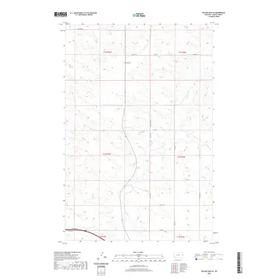 2020 Map of Odland Dam SW, 2020 Print