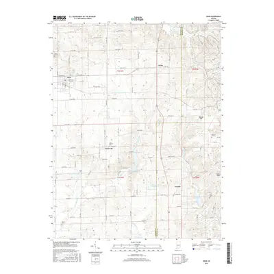 2016 Map of Odon, 2016 Print