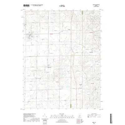 2019 Map of Odon, 2019 Print