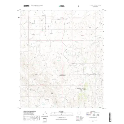 2018 Map of O'Donnell Canyon, 2018 Print
