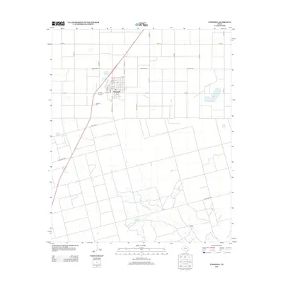 2012 Map of O'Donnell, 2012 Print