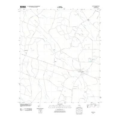 2011 Map of Odum, 2011 Print