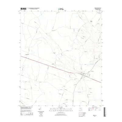 2014 Map of Odum, 2014 Print