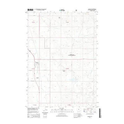 2015 Map of Oelrichs, 2015 Print