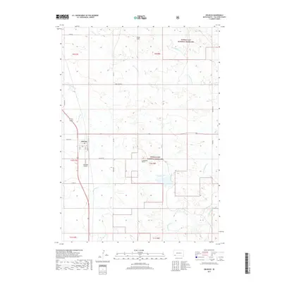 2017 Map of Oelrichs, 2017 Print