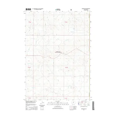 2015 Map of Oelrichs NE, 2015 Print