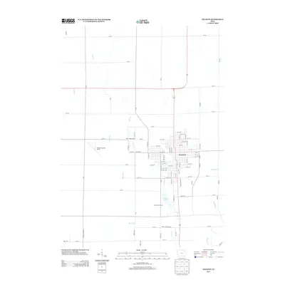 2013 Map of Oelwein, 2013 Print