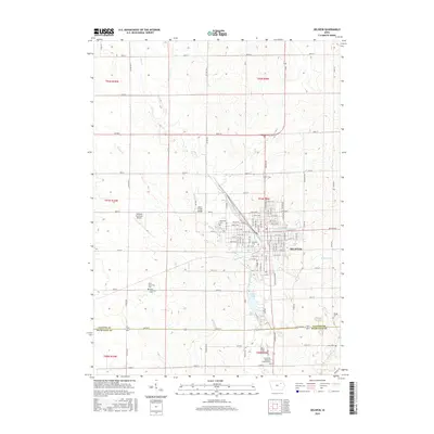 2015 Map of Oelwein, 2015 Print