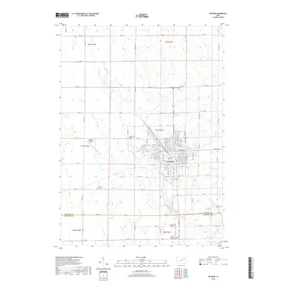 2018 Map of Oelwein, 2018 Print