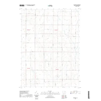 2018 Map of Oelwein SE, 2018 Print
