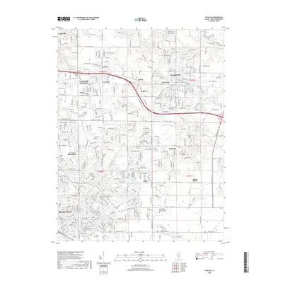 2018 Map of O'Fallon, 2018 Print