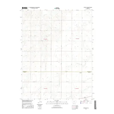 2016 Map of Offerle NW, 2016 Print