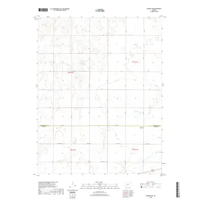 2018 Map of Offerle NW, 2018 Print