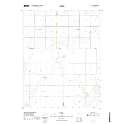 2018 Map of Offerle SE, 2018 Print
