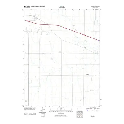 2010 Map of Ogallah, 2010 Print
