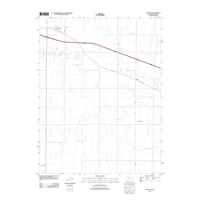 2012 Map of Ogallah, 2012 Print
