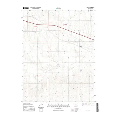 2015 Map of Ogallah, 2015 Print