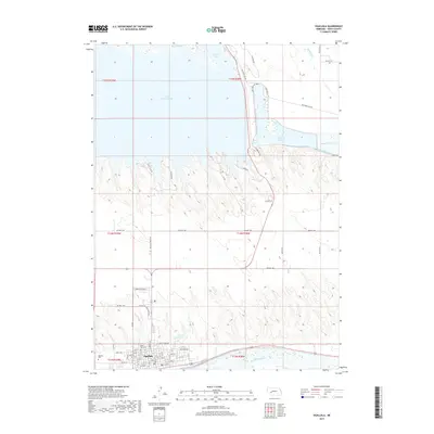 2017 Map of Ogallala, 2017 Print