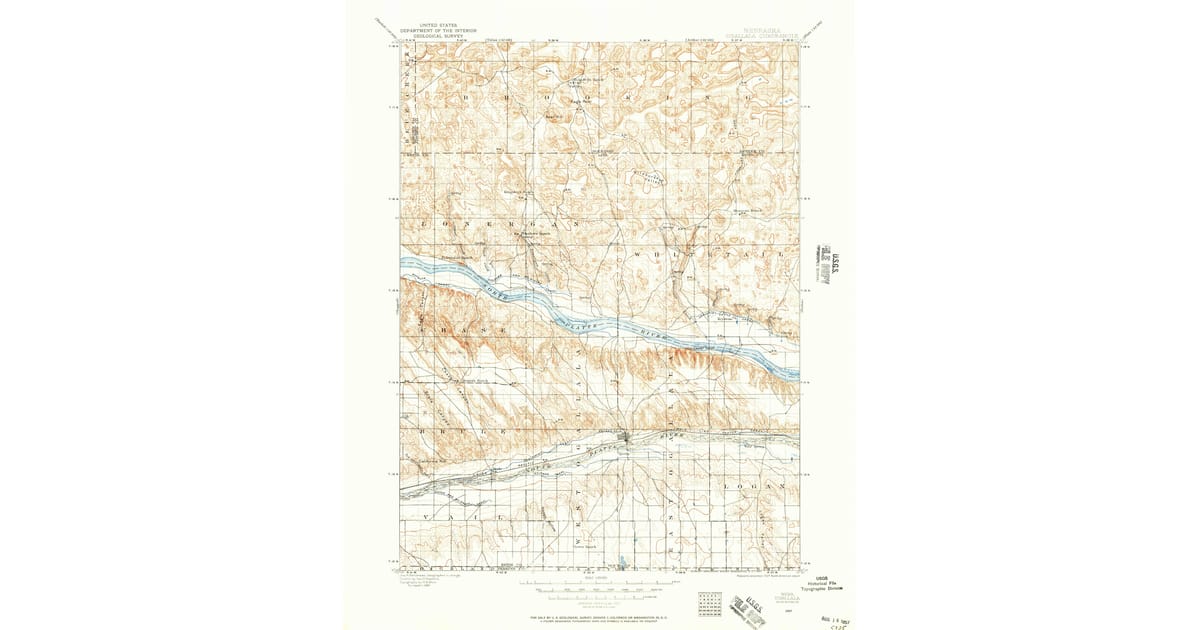1800s (19th Century) Maps of Perkins County, NE | Pastmaps