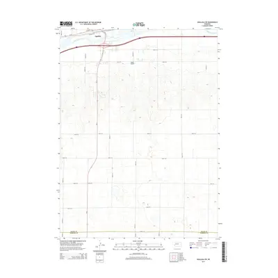 2014 Map of Ogallala SW, 2014 Print