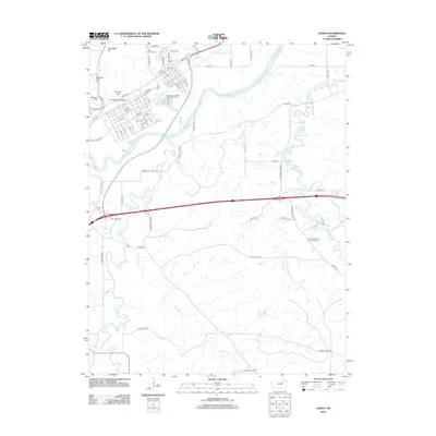 2012 Map of Ogden, 2012 Print