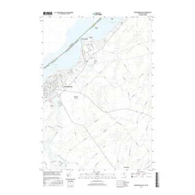 2016 Map of Ogdensburg East, 2016 Print