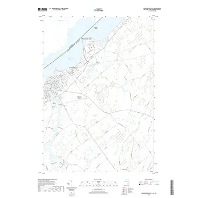 2019 Map of Ogdensburg East, 2019 Print