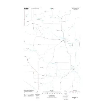 2013 Map of Ogdensburg, 2013 Print