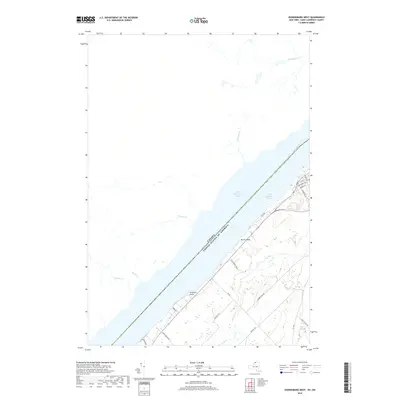 2019 Map of Ogdensburg West, 2019 Print