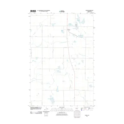 2011 Map of Ogema, 2011 Print