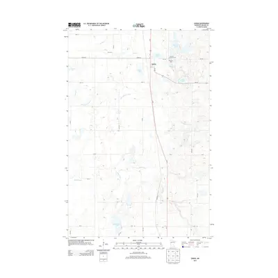 2013 Map of Ogema, 2013 Print