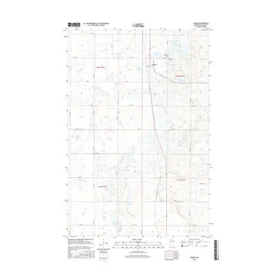 2016 Map of Ogema, 2016 Print