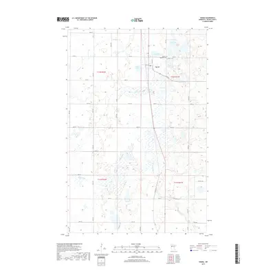 2019 Map of Ogema, 2019 Print