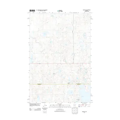 2013 Map of Ogema NE, 2013 Print