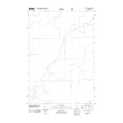 2011 Map of Ogema NW, 2011 Print