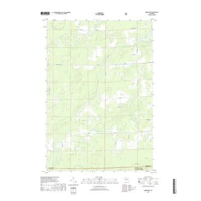 2018 Map of Ogema NW, 2018 Print