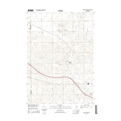 2014 Map of Ogemaw Springs, 2014 Print