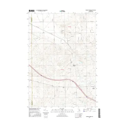 2017 Map of Ogemaw Springs, 2017 Print