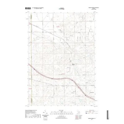 2019 Map of Ogemaw Springs, 2019 Print