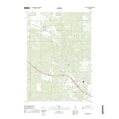 2023 Map of Ogemaw Springs, 2023 Print