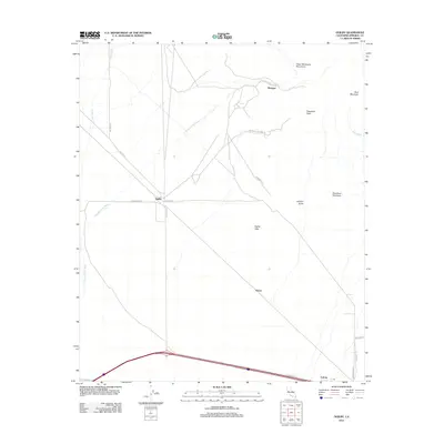 2012 Map of Ogilby, 2012 Print