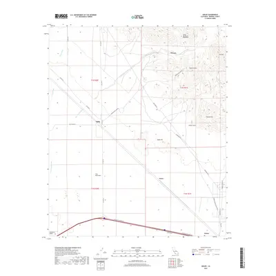 2018 Map of Ogilby, 2018 Print