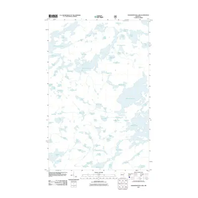 2011 Map of Ogishkemuncie Lake, 2011 Print