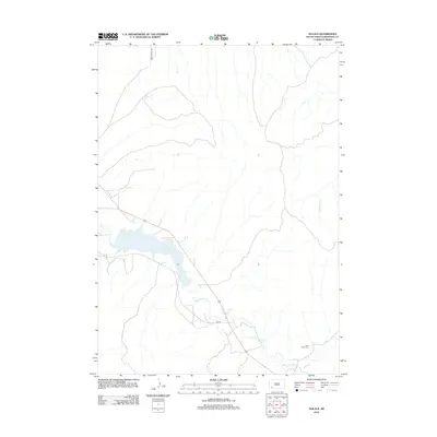 2012 Map of Oglala, 2012 Print