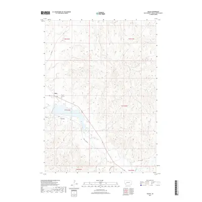 2017 Map of Oglala, 2017 Print