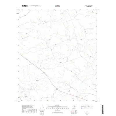 2019 Map of Ogles, 2019 Print