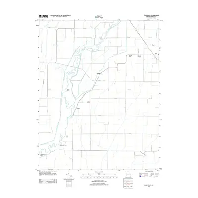 2011 Map of Oglesville, 2011 Print